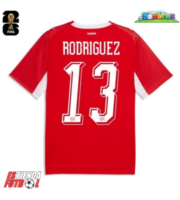 Suiza Ricardo Rodriguez #13 Primera Equipación Mundial 2026 Manga Corta